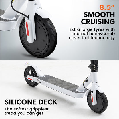 VALK MkII Synergy 5 400W Electric Scooter - White