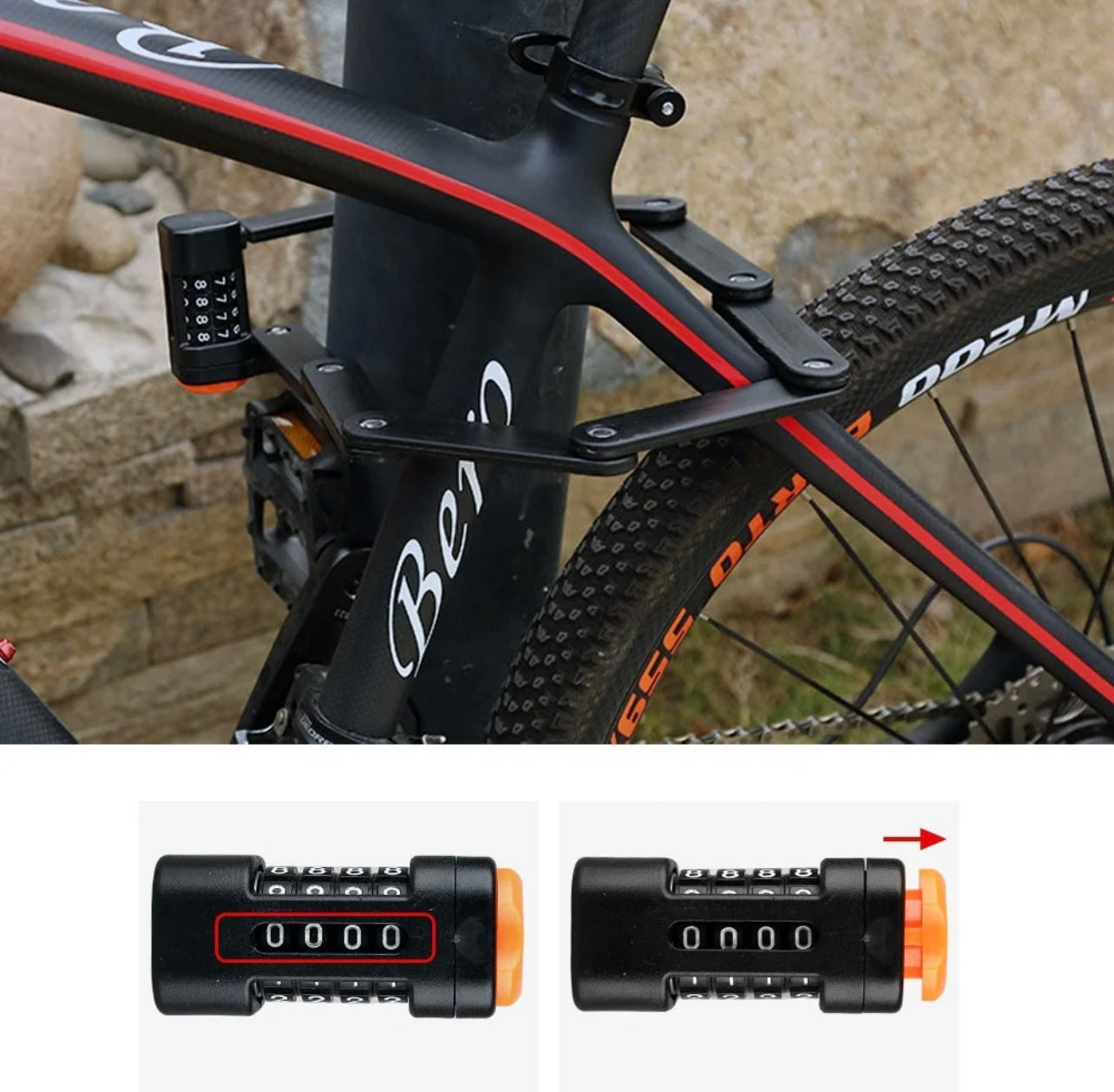 Durable Folding Lock for Electric Scooters & Bikes – Easy to Attach