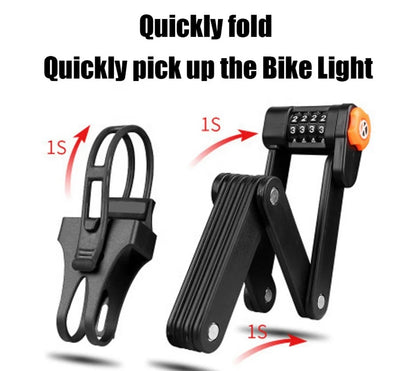 Folding lock for electric scooter and bike